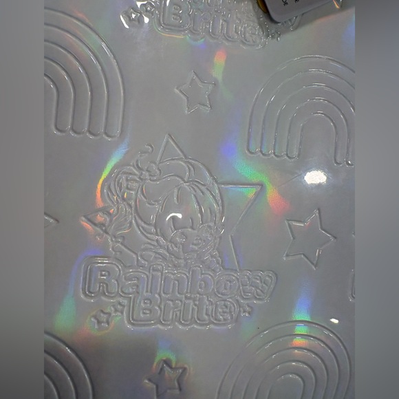 Loungefly Rainbow Brite Iridescent White Tote Bag - Picture 3 of 5